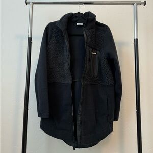Columbia long fleece jacket